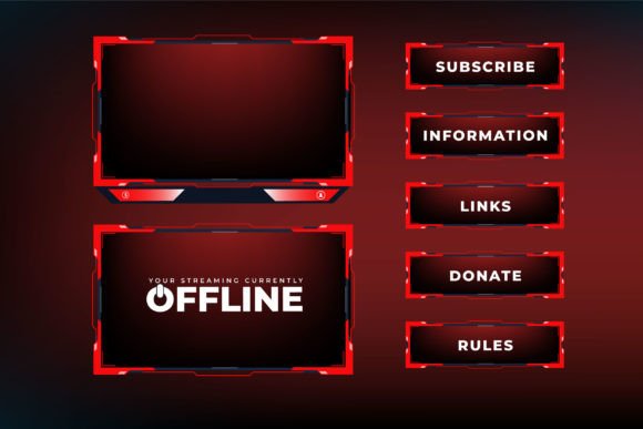 Download Gaming Interface Decoration Template - Gaming Collection