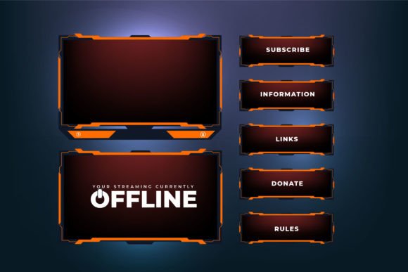 Download Gaming Screen Panel Frame Template - Gaming Collection